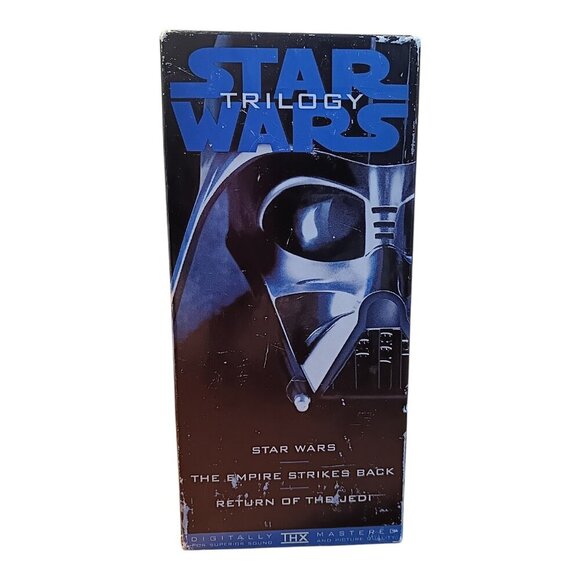 Star Wars Trilogy VHS Tapes Box Set THX Digitally Mastered Collectible Edition - Picture 14 of 16